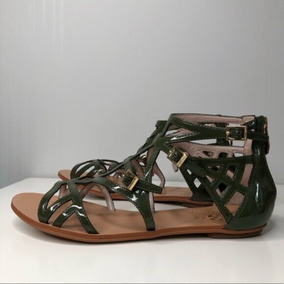 Vince  Camuto Green Vo-Silla Gladiator Sandals Size 6 - Picture 4 of 8